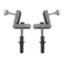 Immagine di KIT DI FISSAGGIO PER WC/BIDET LATERALI PVC RACCORDERIE METALLICHE