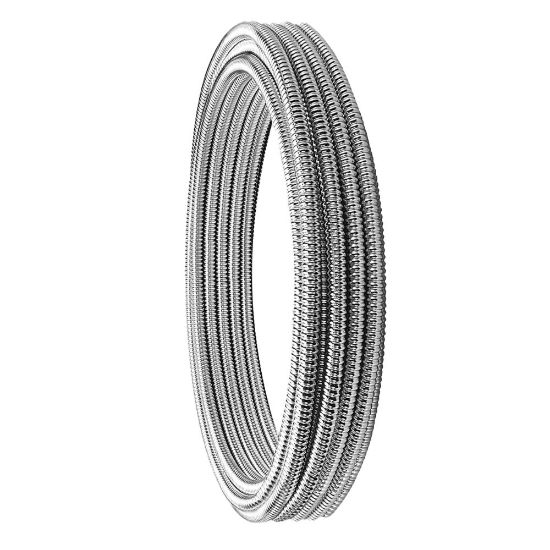 Immagine di TUBO FLESSIBILE ACCIAIO CARTELLABILE Ø 1/2" ROTOLO MT 25 SISTEMA AQUARIUS DN 12