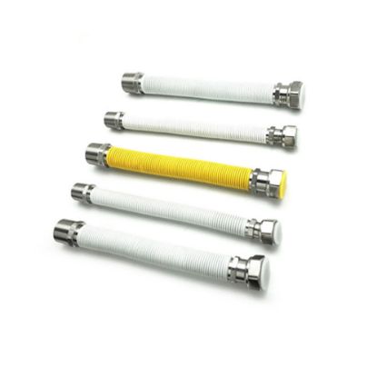 Immagine di KIT 5 FLESSIBILI INOX ESTENSIBILI DAMM.200-400 RIVESTITI CON GAS Ø 3/4" PSP