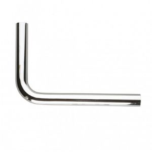 Immagine di CANOTTO CURVO 90° CROMO Ø 32 MM L 200x300 MM