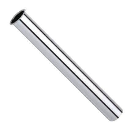 Immagine di CANOTTO CON BATTENTE CROMO Ø 30 MM L.300 MM