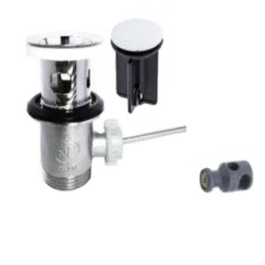 Immagine di PILETTA PER LAVABO E BIDET CON SALTARELLO Ø 1" CROMATA