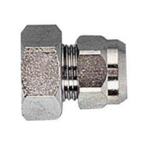 Immagine di RACCORDO CROMATO A STRINGERE Ø 1/2"F x 10 MM