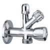 Immagine di RUBINETTO COMBINATO LAVABO PIU' LAVATRICE ATTACCO Ø 1/2" CROMATO DE BORRI