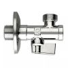 Immagine di RUBINETTO FILTRO A SFERA ATTACCO Ø 1/2"x3/8" SENZA SNODO CROMATO RTM