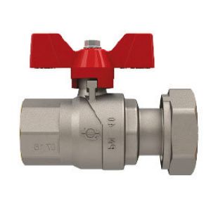 Immagine di VALVOLA DRITTA Ø 3/4" F CON GIRELLO 3/4"