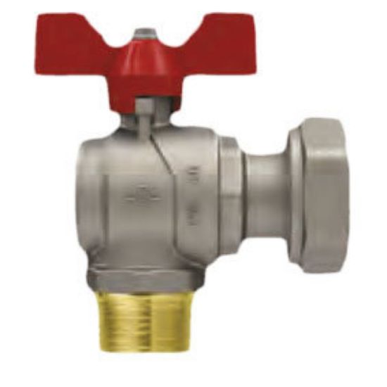 Immagine di VALVOLA A SQUADRO Ø 1/2" M CON GIRELLO 3/4"