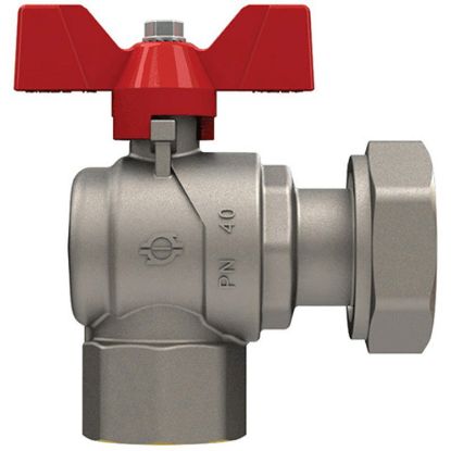 Immagine di VALVOLA A SQUADRO Ø 3/4" F CON GIRELLO 3/4"