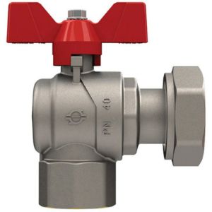 Immagine di VALVOLA A SQUADRO Ø 1/2" F CON GIRELLO 3/4"