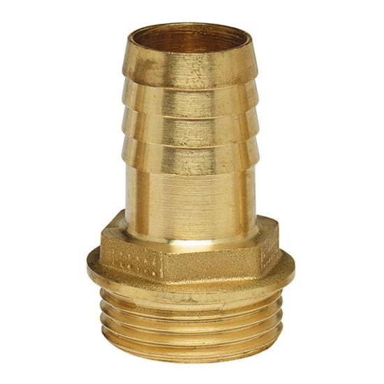 Immagine di RACCORDO DRITTO PORTAGOMMA OTTONE Ø 25 MM . x 3/4" MASCHIO