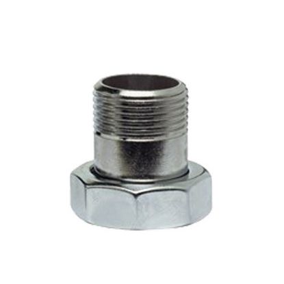 Immagine di CODOLO CROMATO Ø 3/4"MX1"F SEDE PIANA MASCHIO/FEMMINA