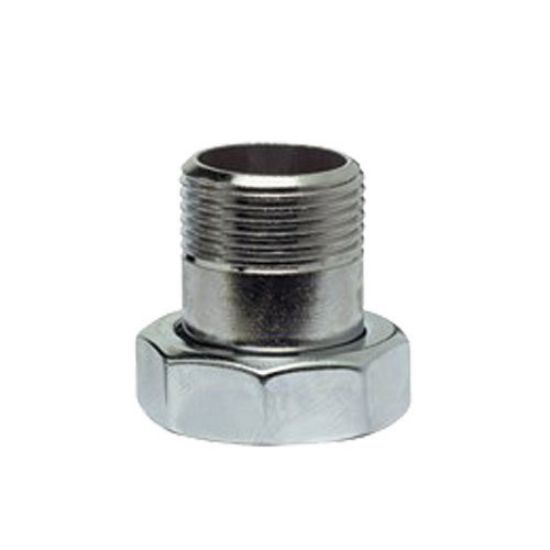 Immagine di CODOLO CROMATO Ø 3/4"MX1"F SEDE PIANA MASCHIO/FEMMINA