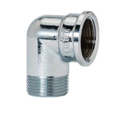 Immagine di GOMITO A 90° MASCHIO/FEMMINA CROMATO Ø 1/2"