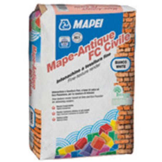 Immagine di MAPE-ANTIQUE FC CIVILE BIANCO MALTA DA RASATURA TRASPIRANTE RESISTENTE AI SALI SACCO DA 25 KG MAPEI