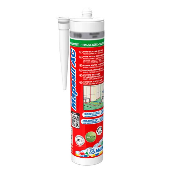 Immagine di SIGILLANTE SILICONICO ACETICO 130 JASMINE MAPESIL AC 310 ML MAPEI