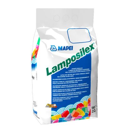 Immagine di LAMPOSILEX LEGANTE IDRAULICO A PRESA ED INDURIMENTO RAPIDO SACCO DA 5 KG MAPEI