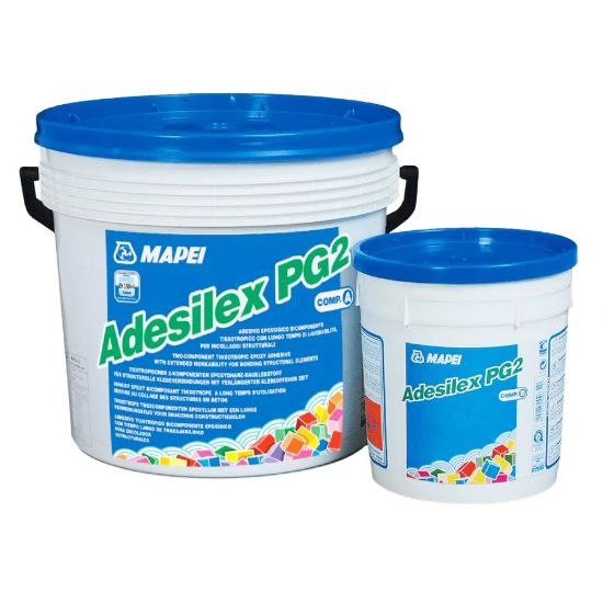 Immagine di ADESILEX PG2 COMPONENTE A+B ADESIVI EPOSSIDICI BICOMPONENTI TISSOTROPICI PER INCOLLAGGI STRUTTURALI CONFEZIONE 6 KG MAPEI
