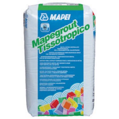 Immagine di MALTA MAPEGROUT TISSOTROPICO FIBBRORINFORZATO PER IL RISANAMENTO CORTICALE DEL CALCESTRUZZO SACCO DA 25 KG MAPEI