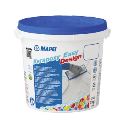 Immagine di STUCCO REATTIVO KERAPOXY EASY DESIGN 0103 WHITE 3 KG MAPEI