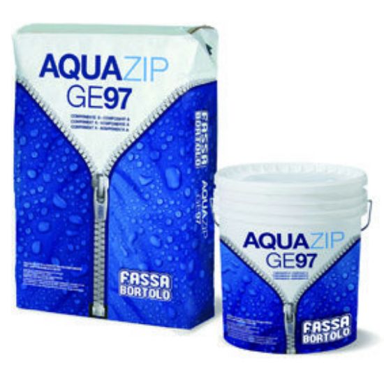 Immagine di GUAINA AQUAZIP GE97 COMPONENTE A IMPERMEABILIZZANTE PER INTERNI ED ESTERNI SACCO DA 25 KG FASSA