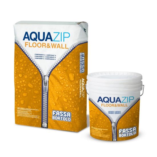 Immagine di GUAINA AQUAZIP FLOOR & WALL COMPONENTE B IMPERMEABILIZZANTE PER INTERNI ED ESTERNI FUSTO DA 10 KG FASSA