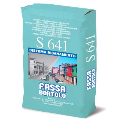 Immagine di RINZAFFO S641 A BASE CEMENTIZIA PER IL RISANAMENTO DI MURATURE PER INTERNI ED ESTERNI SACCO DA 25 KG FASSA
