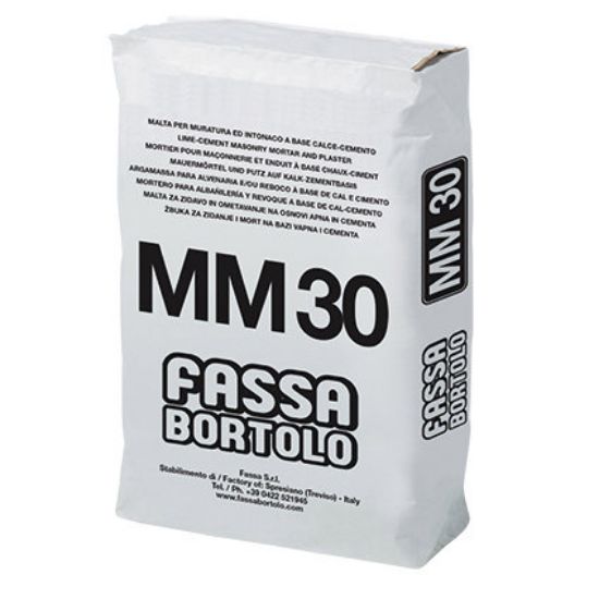 Immagine di MALTAMM30 PER MURATURA ED INTONACO PER INTERNI ED ESTERNI SACCO DA 25 KG FASSA