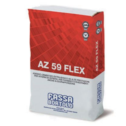 Immagine di COLLA AZ59 FLEX S1 GRIGIO PER PAVIMENTI E RIVESTIMENTI INTERNI ED ESTERNI SACCO DA 25 KG FASSA