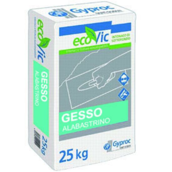 Immagine di GESSO ALABASTRINO PER LA REALIZZAZIONE DI PREMISCELATI A BASE DI GESSO SACCO DA 25 KG