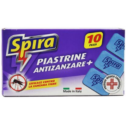 Immagine di PIASTRINE ANTIZANZARE PER ELETTROEMANATORI O VAPORIZZATORI ELETTRICI CONFEZIONE DA 10 PZ SPIRA