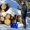 Immagine di PALA DA NEVE SENZA MANICO MODELLO SHELL BADILE L.395 MM H.420 MM DI MARTINO