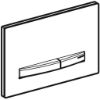 Immagine di SIGMA50 SQUARE PLACCA DI COMANDO NERO RAL 9005 PER CASSETTA SIGMA8 GEBERIT