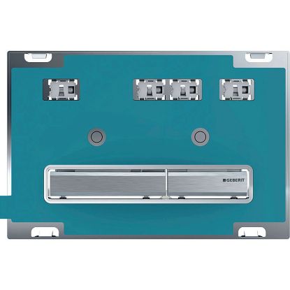 Immagine di SIGMA50 SQUARE PLACCA DI COMANDO TELAIO PERSONALIZZABILE PER CASSETTA SIGMA8 GEBERIT