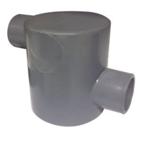 Immagine di SCATOLA SIFONATA 2 VIE (1 ENTRATE 40 MM -1 USCITA 50 MM ) FIRST