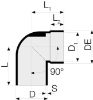 Immagine di CURVA TECNICA PEHD Ø 50/46 MM