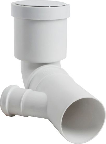 Immagine di CURVA BIANCA WC PROLUNGATA Ø 90/50 MM ORIENTABILE
