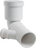 Immagine di CURVA BIANCA WC PROLUNGATA Ø 90/40 MM ORIENTABILE