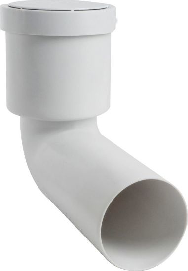 Immagine di CURVA BIANCA WC PROLUNGATA Ø 90 MM