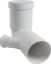 Immagine di CURVA BIANCA WC PROLUNGATA ATTACCO DX Ø 110/40 MM
