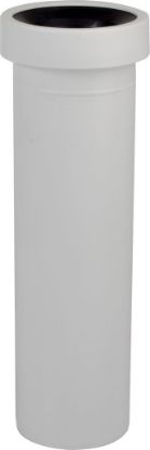 Immagine di RACCORDO DRITTO SCARICO WC HTSK Ø 90/110 MM L.250 MM BIANCO