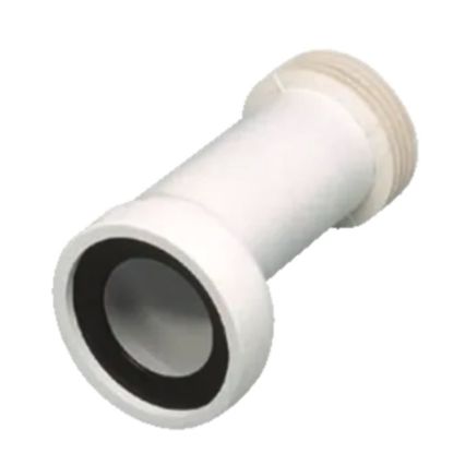 Immagine di RACCORDO ECCENTRICO SCARICO WC Ø 90/110 MM L.250 MM BIANCO