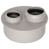 Immagine di RIDUZIONE A TAMPONE PP DOPPIO Ø 125M/40F/50F MM