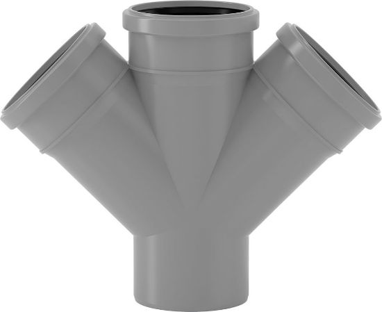 Immagine di BRAGA DOPPIA PP Ø 75/75/75 MM 67°