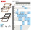 Immagine di FINESTRA VELUX CK06 55 CM X118 CM