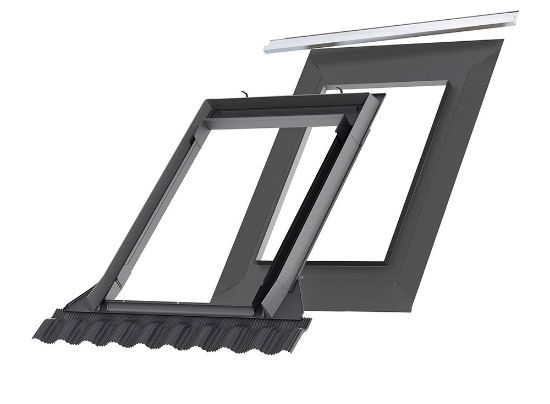 Immagine di RACCORDO EDW CON COLLARE IMPERMEABILIZZATO BFX EDW VELUX SK06 1000S