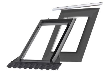 Immagine di RACCORDO EDW CON COLLARE IMPERMEABILIZZATO BFX EDW VELUX CK04 1000S