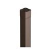 Immagine di PLUVIALE PVC TESTA DI MORO 80x80 MM DA 1 MT