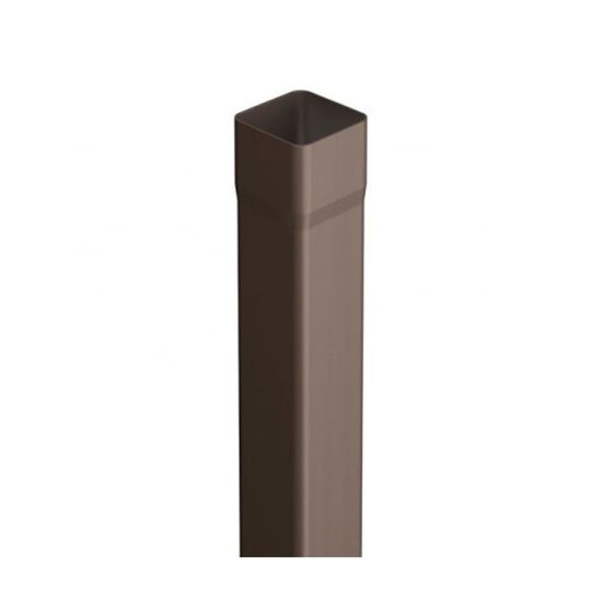 Immagine di PLUVIALE PVC TESTA DI MORO 80x80 MM DA 1 MT
