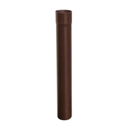 Immagine di PLUVIALE PVC TESTA DI MORO DIAMETRO 80 MM DA 1 MT