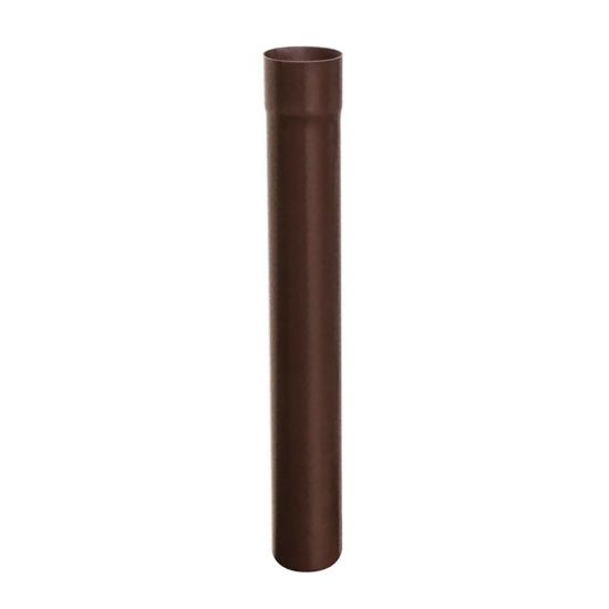 Immagine di PLUVIALE PVC TESTA DI MORO DIAMETRO 80 MM DA 1 MT